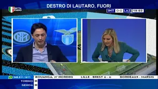 Inter - Lazio 3-1 7 Gold Filippo Tramontana esaltato dalla partita del Inter