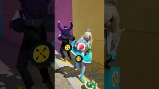 Mario Kart in real life - Daisy, Peach, Rosalina, Waluigi cosplay 🏆🏁🏎️