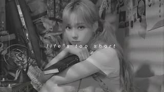 aespa - life's too short english ver. (sped up + reverb)