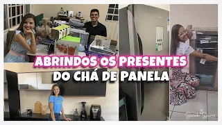 ABRINDO OS PRESENTES DO CHÁ DE PANELA | PRESENTES DE CASAMENTO | Unboxing?? Veja mais!