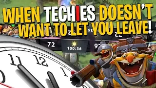 When Techies Doesn't Want You To Leave - DotA 2