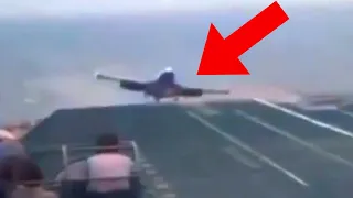 Fighter Jet CRASHES On Aircraft Carrier - Daily dose of aviation