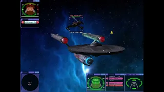 NX Columbia Refit vs Klingon Battlecruiser Lineage | Remastered v1.2 | Star Trek Bridge Commander