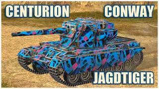 Centurion RAAC, Conway & Jagdtiger • RASEINIAI HEROES WoT Blitz