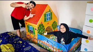 AQILA GAK NYANGKA DAPAT SURPRISE RUMAH TENDA CAMPING DARI PAPA