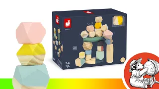 Sophisticated Wooden Blocks! | Sweet Cocoon Stacking Stones | Henry Bear's Park
