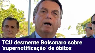 BOLSONARO ADMITE INFORMAÇÕES INCORRETAS SOBRE RELATÓRIO DO TCU