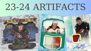 Upper Deck FOOLED me… | 2023-24 Artifacts Hockey Hobby Box Opening