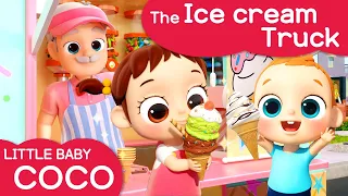 [리틀베이비 코코]🍨The Ice cream truck🍦 | 온가족 동요🎶 | 맛있는 간식🥄 | 노래해요🎵 | 달콤해요🍧 | 영어 동요 🎶 | LittlebabyCoCo