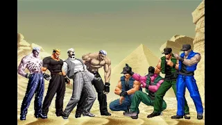 [KOF Mugen] Yamazaki Ryuji Team VS Clark Steel Team