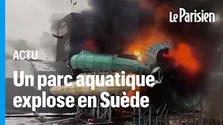 Incendie dévastateur et explosion dans le plus grand parc d’attractions de Suède