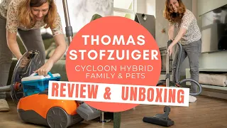 UNBOXING + REVIEW: De Thomas Cycloon Hybrid Family & Pets stofzuiger