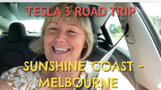 TESLA ROAD TRIP I Sunshine Coast to Melbourne, Travel Vlog 117, 2022