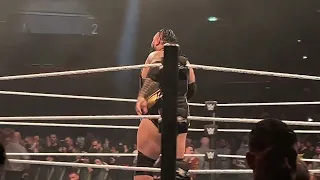 WWE live in Berlin 28.10.2023 - Entrance Bronson Reed und Gunther