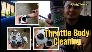 Honda Click 125 DIY & Tutorial Throttle Body Cleaning | How to reset TPS & ECU | Basic Maintenance