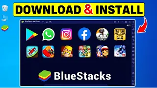 How to Download Bluestacks in Laptop & PC 🔥 Install Bluestacks On Windows 11 & 10