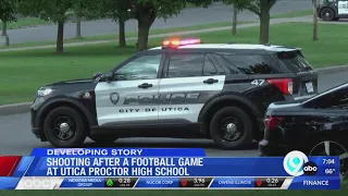 Shooting after a football game at Utica Proctor High School