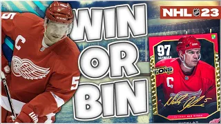 *97 OVR ICON LIDSTROM* | WIN or BIN - NHL 23 HUT Series