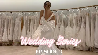 SAYING YES TO THE DRESS?! 👰🏼🤭 | Wedding Series Ep. 03
