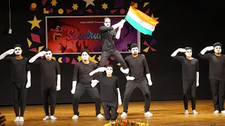 Mimes on Uri Attack and Surgical Strike by PhD students of RRCAT- HBNI on the eve of Annual day 2019