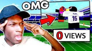 Reacting To Football Fusion Montages With 0 VIEWS... (INSANE)