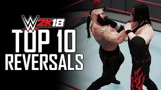 WWE 2K18 - Top 10 Reversals (Reversal Animations)