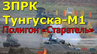 ЗПРК Тунгуска-М1 на стрельбах. Тагильский полигон НТИИМ зенитный ракетно-пушечный комплекс SA-19