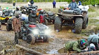 OFF-ROAD EXPEDITION! 2 QUAD TRUCKS. OFFROAD! BRP, Sokol, CFMOTO