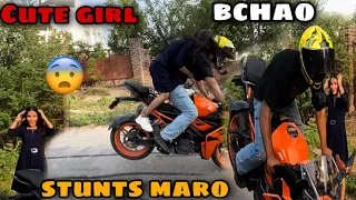 💕Cute girl Nai mare Stunts💕|Must Watch| #cute #girl #viral