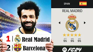 I Made Real Madrid Better than Barcelona…