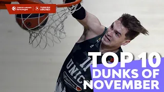 Top 10 Dunks | November | 2021-22 Turkish Airlines EuroLeague