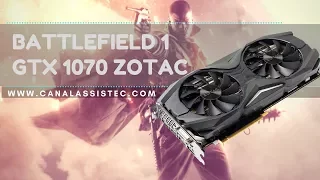 Teste Battlefield 1 VS GTX 1070 + I7 7700K Ultra FULL HD 1920x1080 [AT]