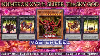 SLIFER The SKY GOD × NUMERON XYZ | THIS is The DECK of ALL TIMES [Yu-Gi-Oh! MASTER DUEL]