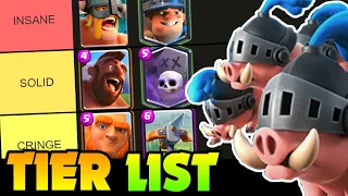 Ranking Every WIN CONDITION In A Tier List!! | Clash Royale Tier List 2021