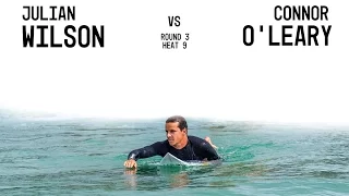 Julian Wilson vs  Connor O'Leary   Quiksilver Pro Gold Coast 2017 Round Three, Heat 9