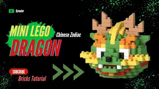 Build A Mini Lego Chinese Zodiac Dragon - Damo Egg - Building Blocks