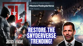 Restore The Snyderverse Trending! | Zack Snyder's Justice League Fans and Actors Keep The Faith