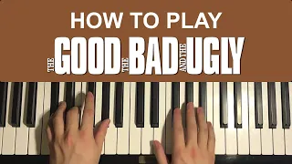 The Good The Bad and The Ugly - Main Theme (Piano Tutorial Lesson)