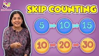 Practice Skip Counting | 10's & 5's | Maths | Nursery Rhymes | Preschool Learning | Learning Box