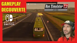 BUS SIMULATOR CITY RIDE SWITCH - GAMEPLAY DECOUVERTE