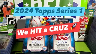 2024 TOPPS SERIES 1 BLASTERS!!! WE JUST HIT A CRUZ SP EASTER BUNNY BOMB!!!