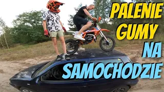 Spadł z tego samochodu ten geniusz / Samochód się pali ! / Oparzyłem ręke / Palenie gumy / POLO 1.4