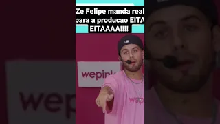 EITAAAA!!!😱😱 Zé Felipe se estressa com a produção e manda a real #yotubeshorts #shortes #zefelipe