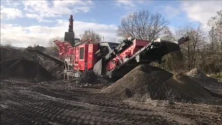 Mise en service de notre concasseur à percussion de location TEREX FINLAY I140RS