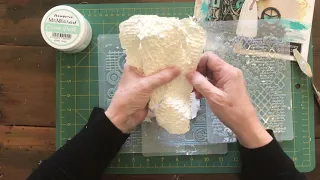 Using Stamperia moulds & cream paste