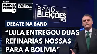 Bolsonaro encosta em Lula e ambos falam sobre corrupção