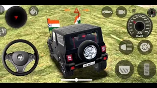 Dollar Song Modified Mahindra Black Thar || IndianCar Simulator 3D || Car Game 3D