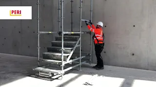 PERI UP Scaffolding Stair Tower Demonstration | PERI UK