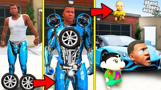 Franklin & Shinchan Complete Task And Become CAR in GTA 5 ! (GTA 5 Mods)