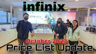 INFINIX Price List Update October 2023, Infinix Zero 30 5G / Note 30 series / Infinix InBook X2